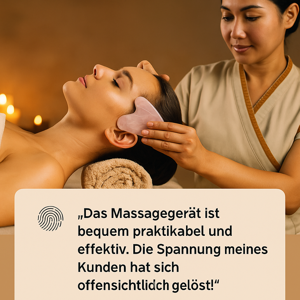 GuaSha Schaber Jade Stein: Sichtbar straffe Haut nach 7 Tagen