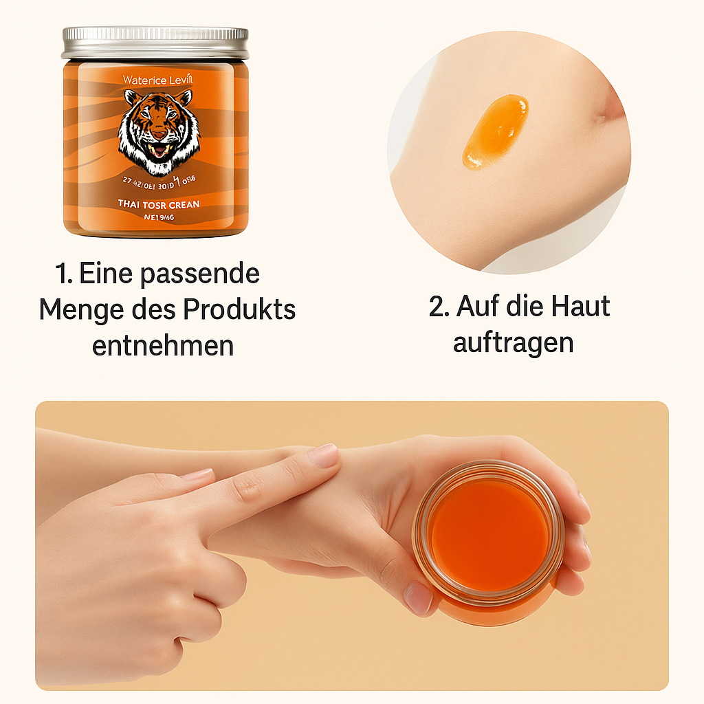Thai Tiger Cream: Entspanntere Haut ab der ersten anwendun