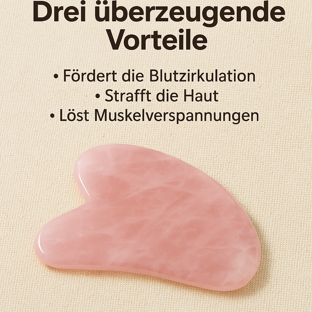 GuaSha Schaber Jade Stein: Sichtbar straffe Haut nach 7 Tagen