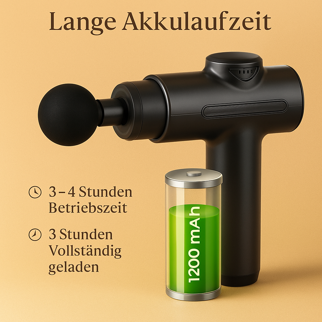 Massagepistole: Entspannung nach der ersten anwendung