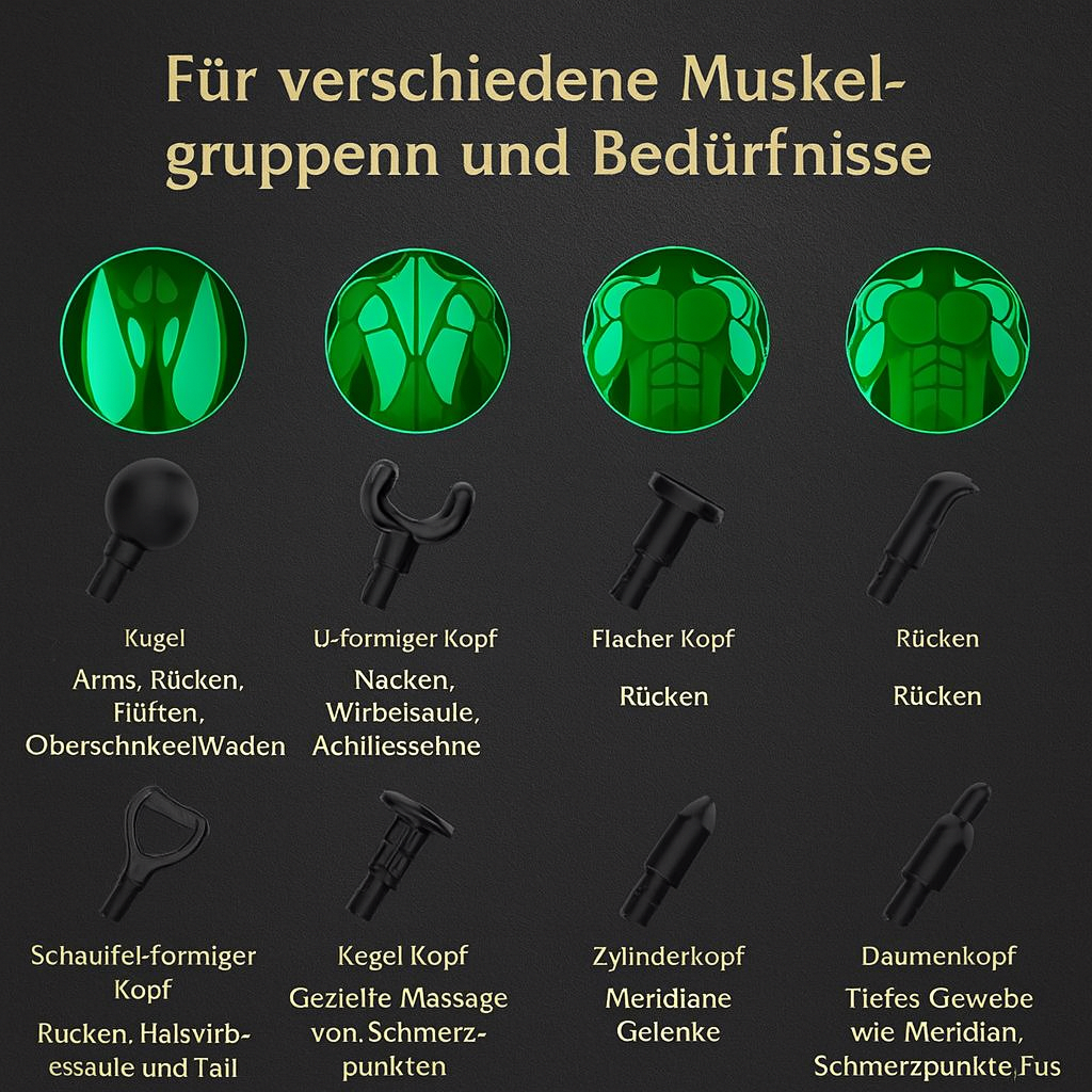 Massagepistole: Entspannung nach der ersten anwendung