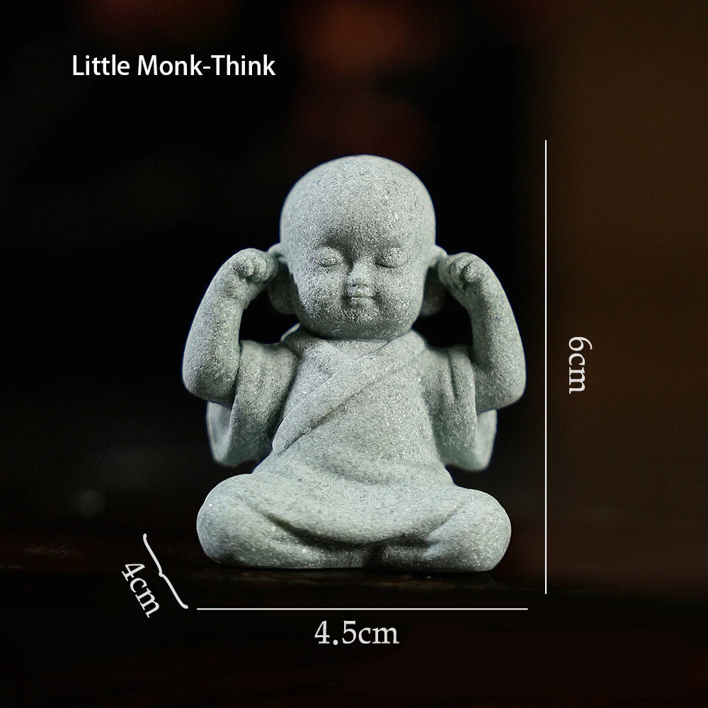 Buddha Statue Mini Deko – Zen Figur für Aquarium, Schreibtisch & Zuhause